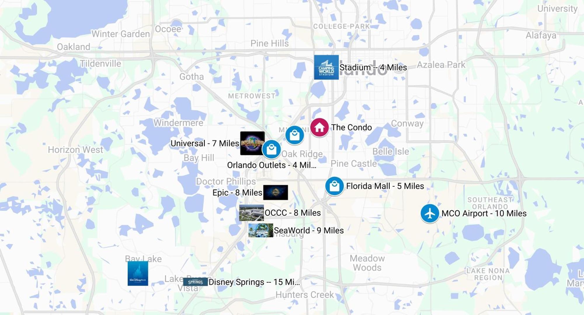 Centauri Vacation Rentals Beautiful 2-Bedroom Condo, Near All Orlando Attractions, Free Parking & Wi-Fi, King Bed, #1 외부 사진
